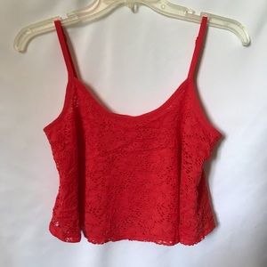 Lace crop top